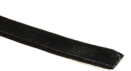 RS PRO 泡棉胶带, 3mm厚, 12mm宽, 30m长, 黑色, PVC