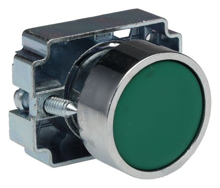 RS PRO Green Momentary Push Button Head, 22mm Cutout, IP65