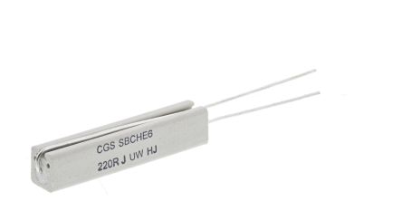 TE Connectivity SBC Wickel Widerstand 220Ω ±5% / 7W
