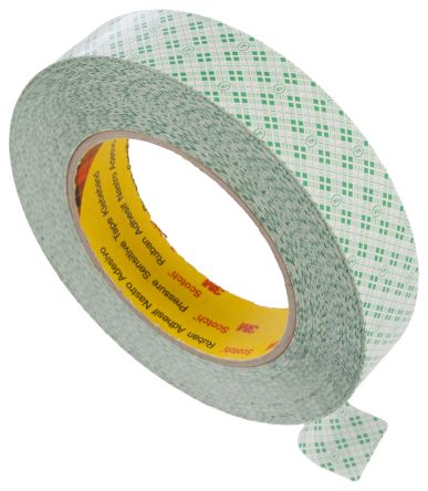 3M 465 Clear Transfer Tape, 0.09mm Thick, Aluminium Foil Backing, 25mm x 55m