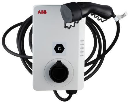 ABB 电动汽车充电桩, 集成电缆, 7kW, 184 → 276V 交流, 使用于RFID