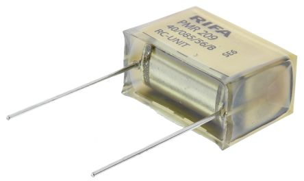 KEMET PMR209 RC-Kondensator, 470nF / 47Ω, 250 V Ac, 630V Dc, Metallisiertes Papier, Durchsteckmontage