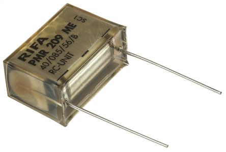 KEMET PMR209 RC-Kondensator, 470nF / 100Ω, 250 V Ac, 630V Dc, Metallisiertes Papier, Durchsteckmontage