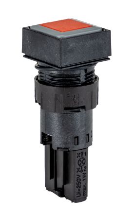 Eaton RMQ16 Series Red Momentary Push Button, 16mm Cutout, IP65