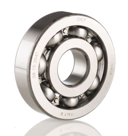 SKF Einreihiges Rillenkugellager Kugellager 1-reihig, Innen-Ø 30mm / Außen-Ø 90mm, Breite 23mm Offene Bauweise