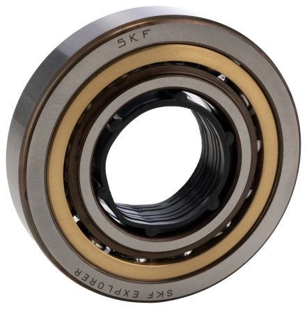 SKF QJ 208 MA Four Point Contact Bearing- Open Type 40mm I.D, 80mm O.D