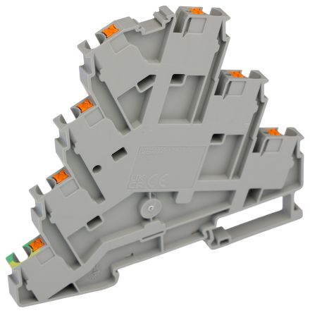 Phoenix Contact PT Series PT 4-PE/3L Terminal Block