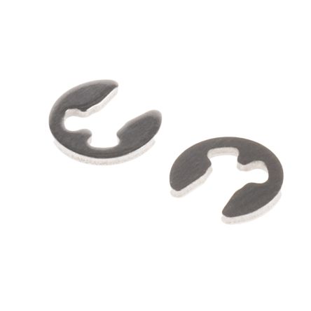 RS PRO Stainless Steel E Type Circlip, 2.3mm Shaft Diameter
