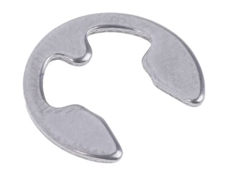 RS PRO Stainless Steel E Type Circlip, 5mm Shaft Diameter