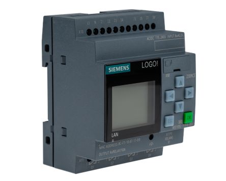 Siemens LOGO! SPS CPU, 8 Eing. / 8 Digitaleing. Relais Ausg.Typ Digital Eing.Typ Für LOGO! 8.3 115 V Ac/dc, 230 V Ac/dc