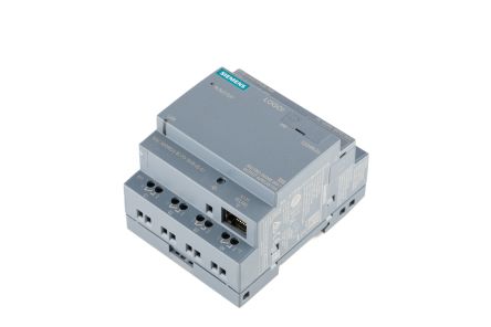 Siemens LOGO! Series PLC CPU For Use With LOGO! 8.3, 12 → 24 V Dc Supply, Relay Output, 12-Input, Analogue,
