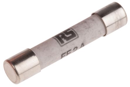 RS PRO 陶瓷保险管, 2A, 600V 交流, 6.3 x 32mm, 熔断速度FF