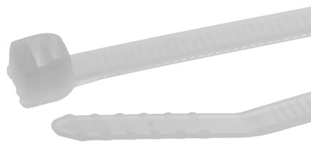 Thomas & Betts Ty-Fast Nylon 66 Kabelbinder Weiß 3,5 Mm X 205mm, 100 Stück