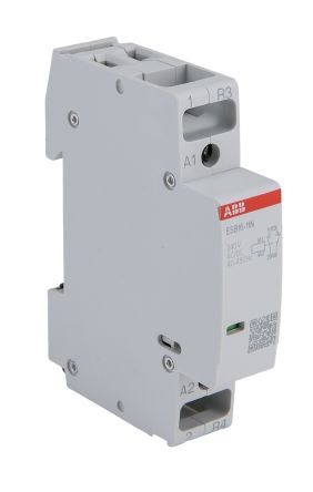 ABB ESB16-11N-05 ESB Contactor, 240 V ac Coil, 2-Pole, 16 A, 3.7 kW, 1NO + 1NC