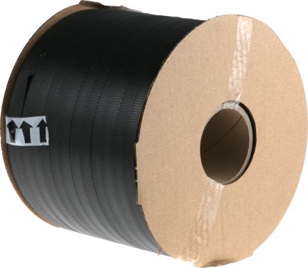 RS PRO Verpackungsbandsatz Verzurrkit Kunststoff Mit PP Band, 12mm X 800m, Schwarz