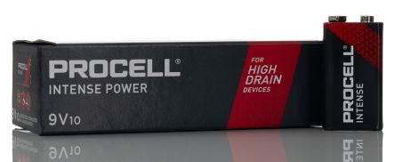 Duracell Procell Pile 9V Alcaline, 628mAh