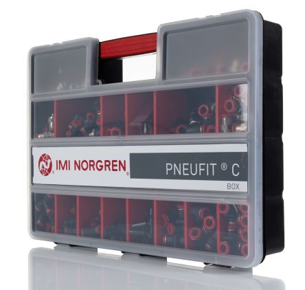 IMI Norgren 气动接头维护套件, 内含4mm 放大器； 6mm 直向连接器、弯头、插头、三通、 管接头