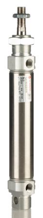 Norgren IMI RM/8000/M., G 1/8 Pneumatik-ISO-Zylinder Doppeltwirkend, Bohrung Ø 20mm / Hub 80mm, Bis 10 Bar