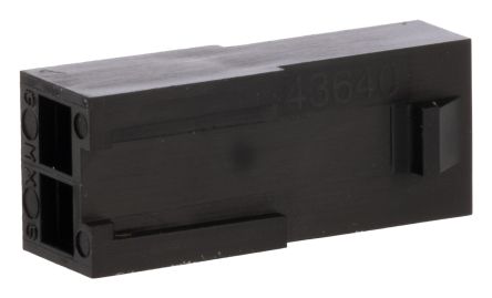Molex, 43640 Male Housing Plug, 3mm Pitch, 2 Way, 1 Row