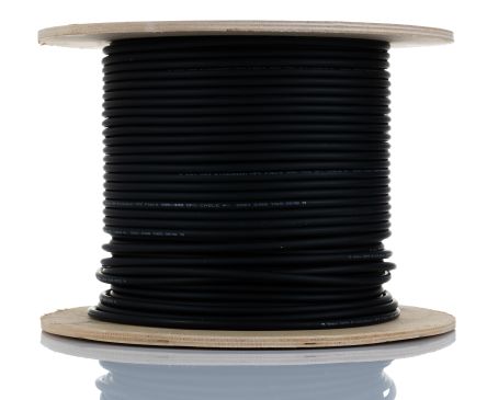RS PRO Cable De Fibra óptica OS2 De 12 Núcleos, Long. 200m, Funda De, Funda Libre De Halógenos Y Bajo Nivel De Humo