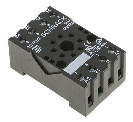 TE Connectivity 继电器插座 MT78755 3-1415035-1, 适用于MT 系列多模式继电器