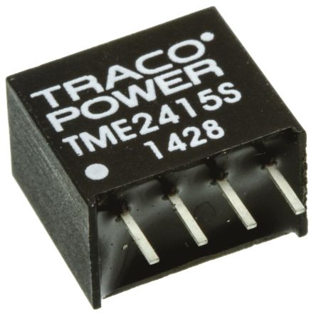TRACOPOWER TME DC/DC-Wandler 1W 24 V Dc IN, 15V Dc OUT / 65mA 1kV Dc Isoliert