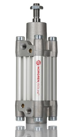 Norgren IMI PRA 802032 Doppeltwirkender Zylinder Doppeltwirkend, Bohrung Ø 32mm / Hub 25mm, Bis 12 Bar