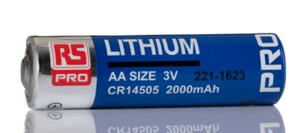 1522-0036-520, Pile AA 3.6V Lithium Thionyle Chloride, 2.7Ah