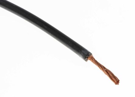 Hew Heinz Eilentropp SIFF Series Black, 20m Silicone Hook Up Wire, 1.5 mm&#178; CSA , 300/500 V