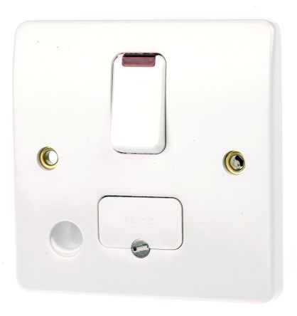 MK Electric 13A, 1 Gang Switched Fused Spur