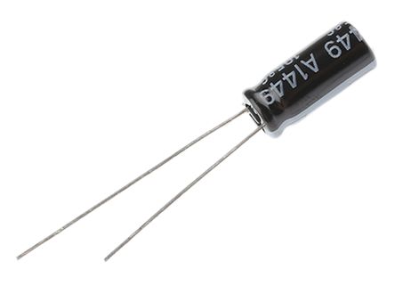 Rubycon YXF, THT Aluminium-Elektrolyt Kondensator 4.7μF ±20% / 50V Dc, Ø 5mm X 11mm, Bis 105°C