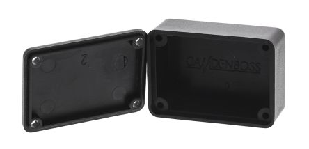 CAMDENBOSS Boîtier D'inclusion En ABS Noir, Avec Couvercle,dim. Ext. 34 X 24 X 16mm