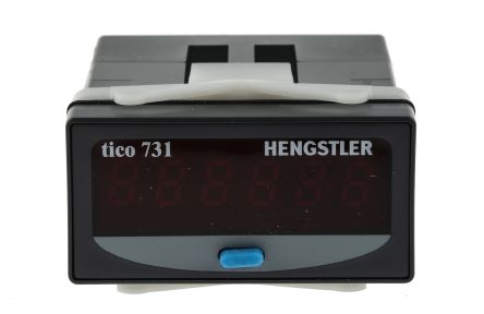 Hengstler TICO 731 Zähler LED-Display 6-stellig, U/min, Sekunden, Max. 7.5kHz, 12 → 24 V Dc