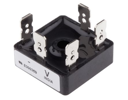 Vishay Brückengleichrichter, 3-phasig 35A 1600V THT 1.19V D 63 5-Pin 200μA Siliziumverbindung