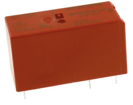 TE Connectivity SPDT PCB Mount Non-Latching Relay, 12V Dc Coil 10 A