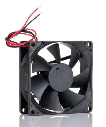 RS PRO DC-Axiallüfter, Kugellager, 12 V Dc / 2.2 ± 15%W, 80 X 80 X 25mm, 3300U/min, 40 ± 15%cfm