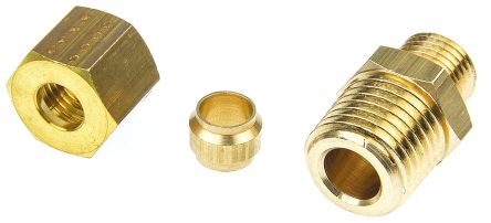 Legris Kupplung Gerade R Kompression 1/4Zoll Stecknippel Für 6mm Messing