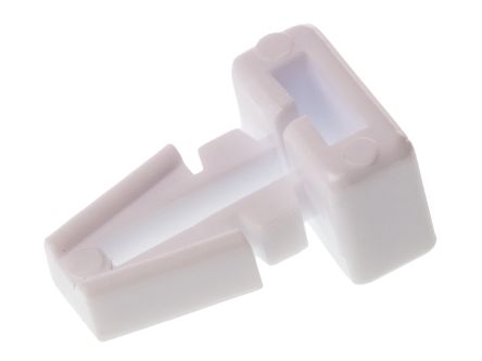 HellermannTyton Self Adhesive Natural Cable Tie Mount 7.6 Mm X 10.2mm, 5.2mm Max. Cable Tie Width