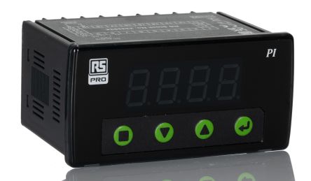 RS PRO 7-Segment-Anzeige Prozessanzeige Für Strom, Spannung H 92mm B 45mm 4-Stellen T. 65mm