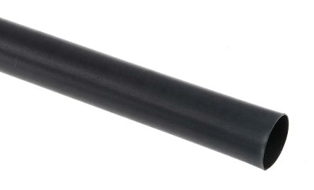 TE Connectivity RNF-3000 Wärmeschrumpfschlauch, Polyolefin Schwarz, Ø 9mm Schrumpfrate 3:1, Länge 1.2m