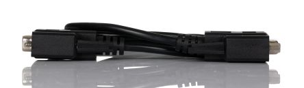 RS PRO Serielles Kabel / 9-polig, D-Sub Stecker / 9-polig, D-Sub Buchse, 500mm, Schwarz
