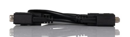 RS PRO Male 9 Pin D-sub To Female 9 Pin D-sub Serial Cable, 1m PVC