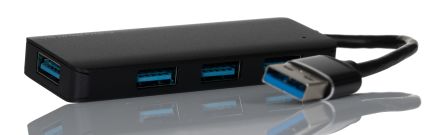 RS PRO 4 Port USB 3.0 USB A Hub, USB Powered