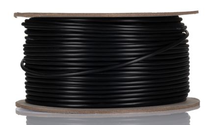 RS PRO Multicore Industrial Cable, 2 Cores, 0.22 Mm², Military, Unscreened, 100m, Black PVC Sheath
