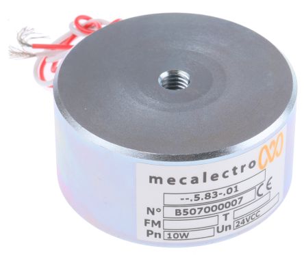 Mecalectro Ventouse électromagnétique 24V C.c., 1450N Diam 63mm