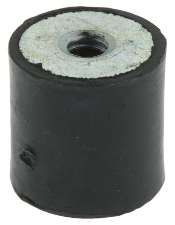FIBET Gummi Vibrationsdämpfer, Innen-/Innengewinde Puffer M6, Ø 20mm X 20mm