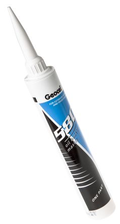 2942194 | Geocel 580 White Silicone Sealant Paste for Sealing. 380 ml ...
