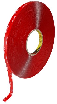 3M 4910F, VHB Transparent Adhesive Foam Tape, 12.0mm x 33.0m, 1.0mm Thick