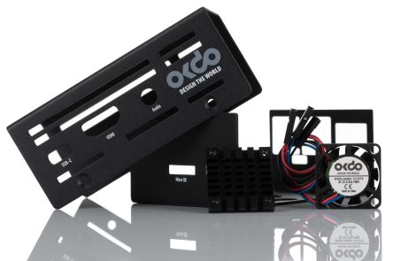 Okdo ROCK SBC – Gehäuse Für Einplatinen-Computer ROCK 4 Modell SE Schwarz Metall
