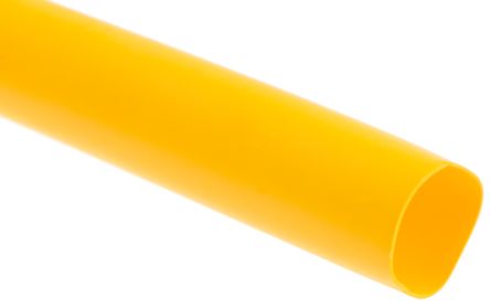 RS PRO Wärmeschrumpfschlauch, Polyolefin Kleberbeschichtet Gelb, Ø 12.7mm Schrumpfrate 3:1, Länge 1.2m
